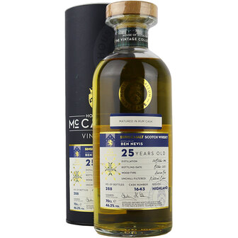 House of McCallum Vintage Ben Nevis 25 Years 70cl