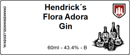 Hendrick&#039;s Flora Adora Gin Sample 6cl