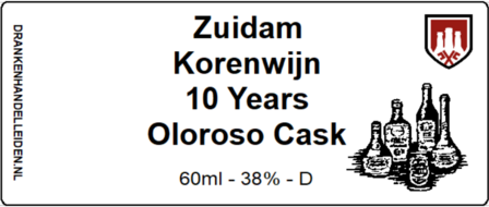 Zuidam Korenwijn 10 Years Sample 6cl