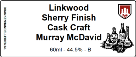 Linkwood Sherry Finish Cask Craft Murray McDavid Sample 6cl