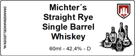 Michter&acute;s Straight Rye Sample 6cl