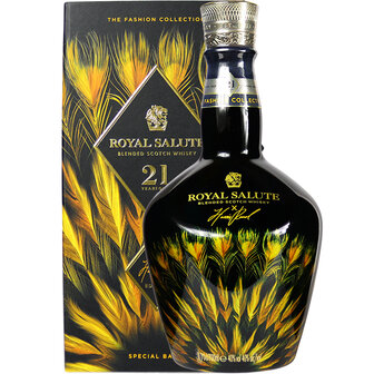 Royal Salute 21 Years Harris Reed The Fashion Collection Yellow 70cl