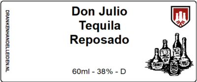 Don Julio Tequila Reposado Sample 6cl