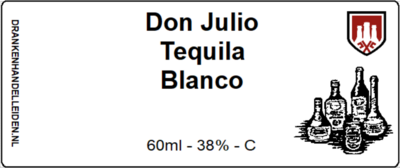Don Julio Tequila Blanco Sample 6cl