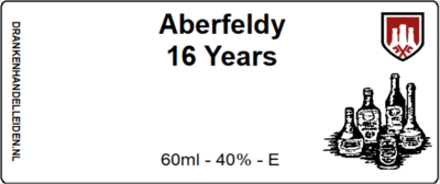Aberfeldy 16 Years Sample 6cl