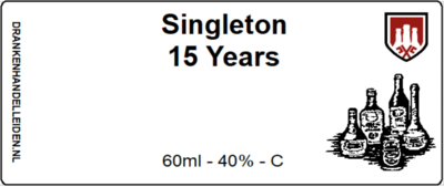 Singleton 15 Years Sample 6cl