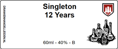 Singleton 12 Years Sample 6cl