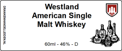 Westland American Single Malt Whiskey Sample 6cl