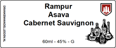 Rampur Asava Cabernet Sauvignon Sample 6cl