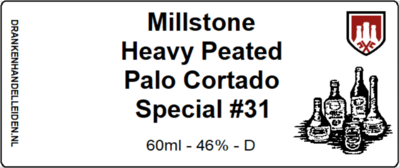 Millstone Heavy Peated Palo Cortado Sample 6cl