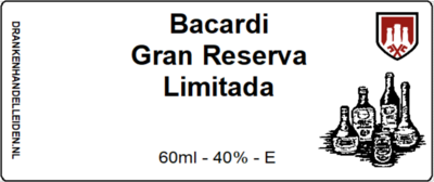 Bacardi Gran Reserva Limitada Sample 6cl