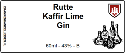 Rutte Kaffir Lime Gin Sample 6cl