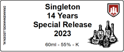 Singleton Special Release 2023 Sample 6cl