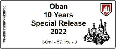 Oban Special Release 2022 Sample 6cl