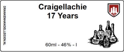 Craigellachie 17 Years Sample 6cl