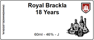 Royal Brackla 18 Years Sample 6cl