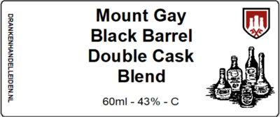 Mount Gay Black Barrel Double Cask Sample 6cl